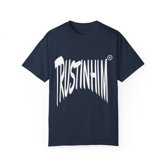 Trust in Him Graphic T-shirt Navy