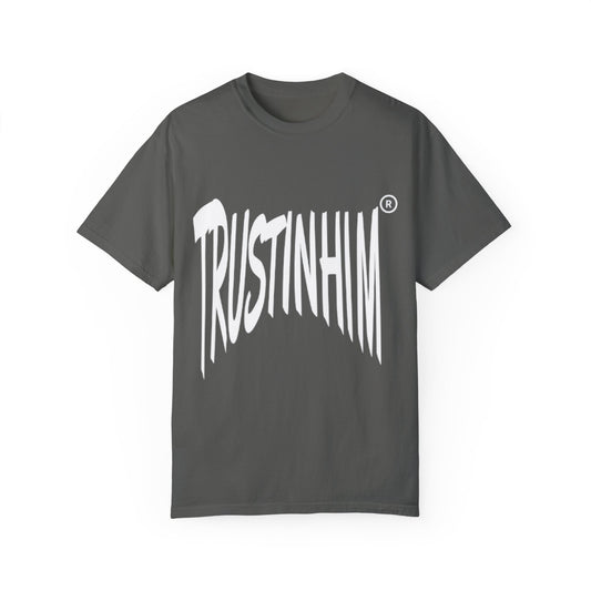 Trust in Him Graphic T-shirt Gray